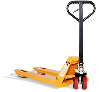 手動液壓搬運(yùn)車如何在坡道上剎車