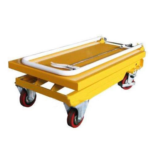 冠航牌新型液壓腳踏式升降平臺車