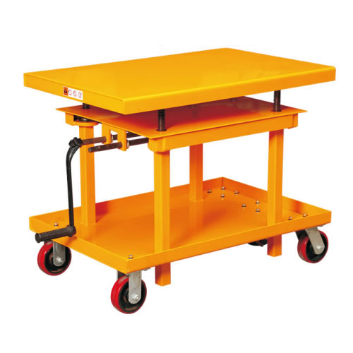 冠航牌手搖式絲桿升降平臺車